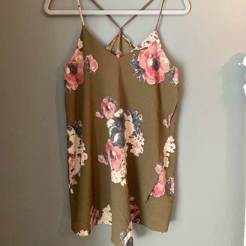 Free People Floral Slip